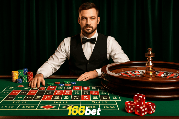 Live Casino 166BET bônus e prêmios incríveis