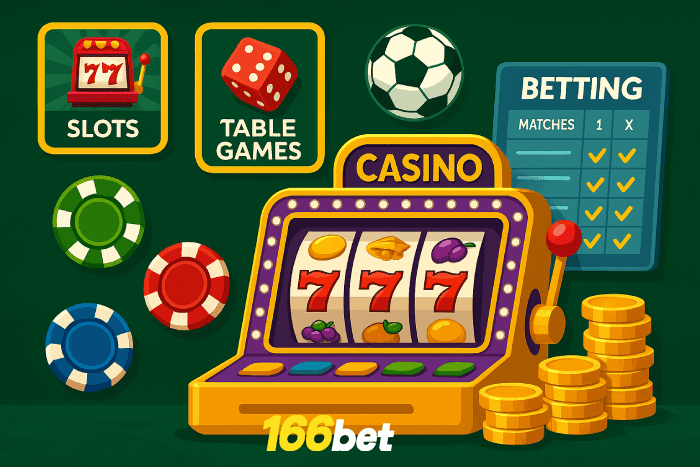 Plataforma Cassino 166BET segura e confiável